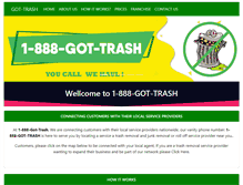 Tablet Screenshot of gottrash.com